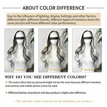 13x4蕾丝前假发，自然黑色水波纹蕾丝前假发，预拔毛Yaki合成蕾丝前假发，28英寸