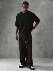 Short-Sleeved Jersey T-Shirt With A Loose, Casual Fit, Cropped Style, Modern And Minimalist Streetwear, An Essential For All Seasons - Comfortable Retro Cotton T-Shirt - K91 - trắng - Xem 10