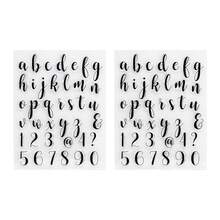Cake Decorating Tools Alphabet Fondant Cake Stamp Silicone Mold Letters Biscuit Fondant Mold Baking Tools Cake Embosser Stamp - 彩色 - 查看 21