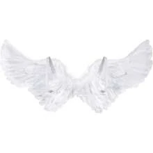 Angel Wings And Halo Angel Costume Feather Wings Headband Wand Set Halloween Outfit Cosplay Costume Accessories