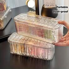 Bead Storage Box Set, Portable Jewelry Organizer Suitable For Bracelets, Necklaces, With Dust Cover, Ideal For Storing Bangles And Jewelry - Multicolor - View 10