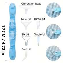 Juego de accesorios de herramientas de pintura de diamantes 5D, incluye bolígrafo de resina, cabezales de perforación de puntos, bolígrafo multiusos y accesorios para uñas