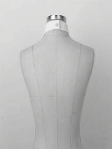 1pc Vintage Ruffled Collar Necklace - Elegant Multi-Layer Ruffle Necklace, Suitable For Costumes, Parties, Theatrical Performances And Formal Occasions - Hand Wash/Dry Clean - Timeless Elegant Accessory, Clothing Accessory, Ruffle Design, Delicate Fabric, Retro Fashion, Lightweight Accessory, Suitable For Fashion Enthusiasts To Match Christmas Decorations - Multicolor - View 5