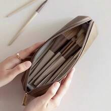 2025 New Stylish Waterproof Multifunctional Cosmetic Bag, Portable Makeup Brush Organizer, Vanity Case