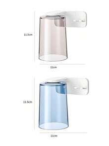 2pcs Magnetic Toothbrush Holder, Quick Drying Design - Transparent Waterproof Bathroom Storage Rack, Suitable For Wall Mounted Storage, Modern Home Decor, Countertop Essential, Small Space Solution And Travel Bathroom Accessory - Fits Sink, Vanity, Dorm, RV Bathroom For Hygiene Storage, Space Saving, Reopening - Multicolor - View 18