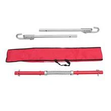 Steel Towing Pole Towing Pole Tow Bar 3T - Red Silver - View 5