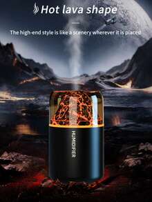 火山造型超声波香薰机，7色氛围灯，USB桌面冷雾加湿器，双模式喷雾，便携式空气清新剂，适用于卧室、汽车、办公室、家居装饰，香氛机（含两套精油），香薰机，火山造型加湿器，USB香薰机，氛围灯，空气清新剂，桌面香薰机，车载香薰机，卧室香薰机，家居装饰，香氛机/节日礼物 - 雙色 - 查看 11