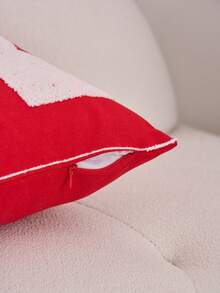 1 pieza Cojín decorativo de Navidad, Funda de cojín con diseño de reno y copos de nieve, Adecuado para sala de estar, dormitorio, decoración de 4 estaciones ¡Feliz Navidad!