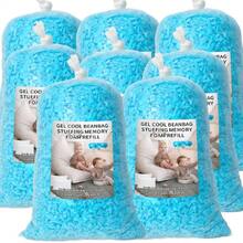 Bean Bag Filler, 40 Lbs Shredded Memory Foam Filling, Soft Pillow Stuffing Bean Bag Refill Foam For Couch, Cushion, Stuffed Animals, Dog Bed, Arts Crafts,23856419 - 藏蓝色 - 查看 1