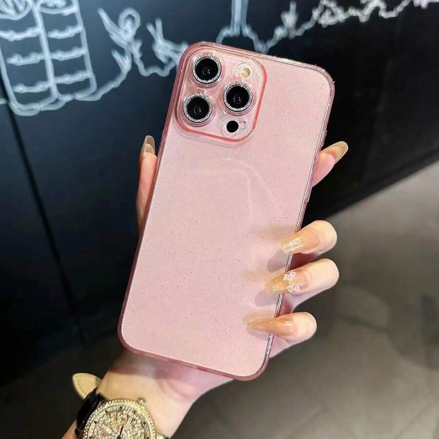 Glitter With Semi-Clear Lens - 粉色 - 查看 1