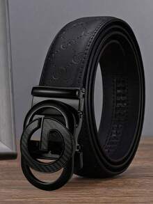 1条男士字母合金自动扣时尚皮带。这款47英寸优质男士皮带采用独特百搭的设计，适合高端商务场合。它也是日常穿着和办公的绝佳选择，同时也是一份很棒的节日礼物。复古风，适合秋季/都市穿搭，经典圣诞冬季时尚，日常男士男友礼物。 - 彩色 - 查看 11