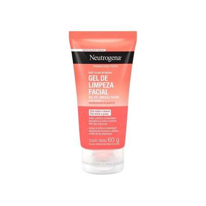 Gel Limpiador Facial de Toronja con 60 ml - Ácido Salicílico, Elimina Puntos Negros, Exfolia y Previene Acné, Probado por Dermatólogos - Para Piel Grasa de Adultos