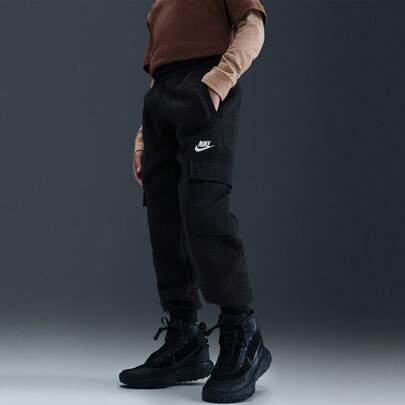 Nike Tween Boy NSW CLUB FLC CRGO PNT WZ Knit Pants HV0386-010