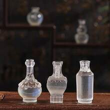 Chai thủy tinh cổ sáng tạo phong cảnh vi mô, Bình hoa trong suốt phát sáng, Phụ kiện trang trí sân vườn thực tế, Tượng nhỏ bằng nhựa phong cảnh vi mô văn phòng, Túi đựng đồ trang trí nhà búp bê tự làm, Trang trí bàn làm việc, Mô hình nhà búp bê thu nhỏ, Trang trí xe hơi, Đạo cụ chụp ảnh, Quà tặng ngày lễ, Quà tặng Giáng sinh, Quà tặng Halloween - Màu sắc - Xem 4