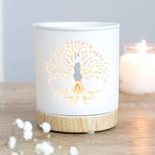 Something Different Tree Of Life Oil Burner (White) - 100% Mixed - (SD3067) - White - View 4