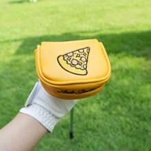 ENCORE Low Torque Putting Trainer, CNC Milled Face, Suitable For Indoor/Outdoor Putting Accuracy Practice For Men & Women, Ideal Training Putter, Includes Head Cover, 370g, 34"/35" Options, Best Gift For Thanksgiving And Christmas - Yellow - View 4