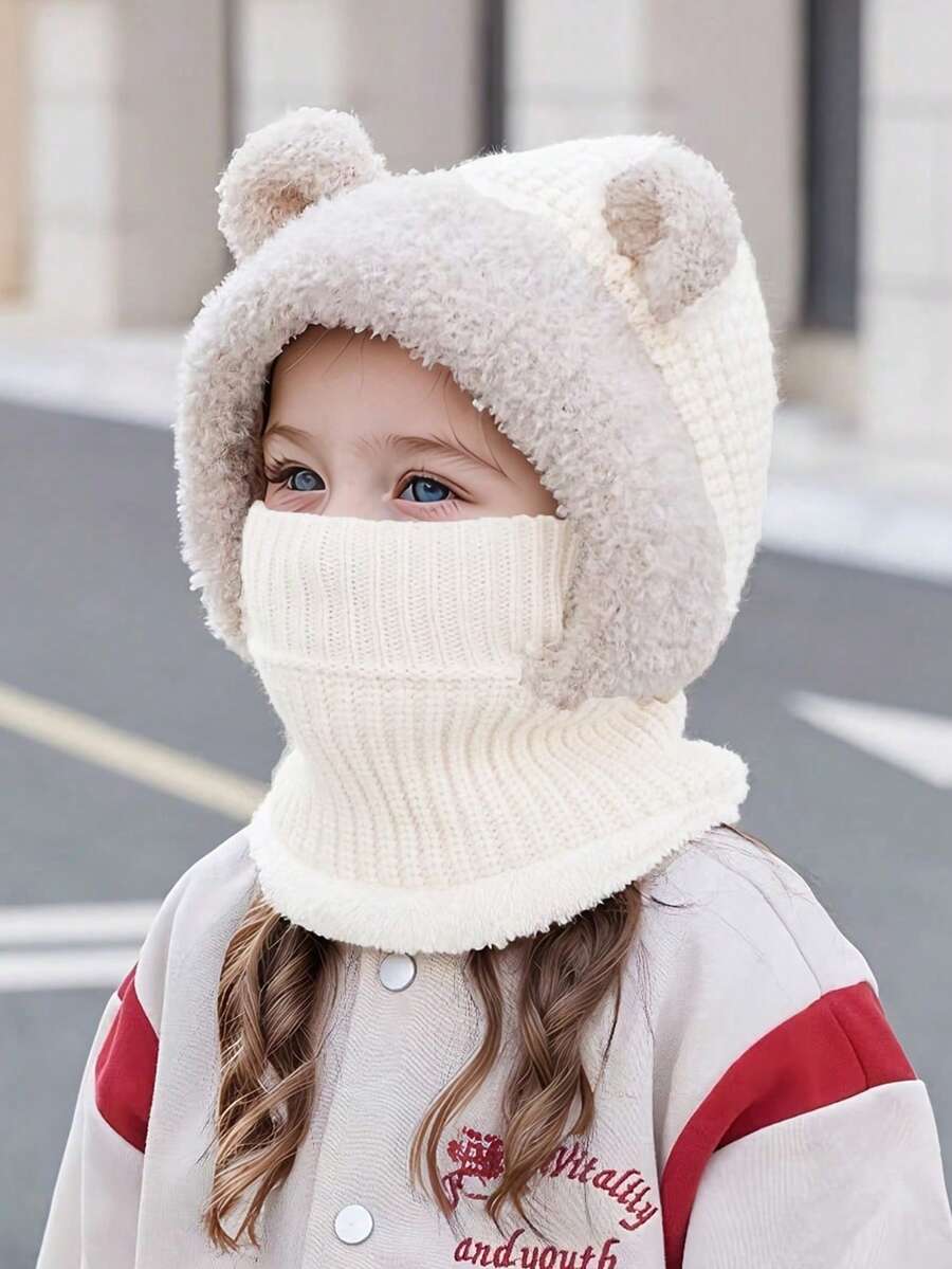 Baby & Kids Hats - Bear Ears Plush Hat - View 1