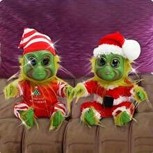 1 pièce ou 1 paire de combinaisons de Noël édition limitée pour animaux de compagnie ! Choix de décoration et de cadeau de Noël super mignon pour poupée