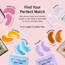 6 Lightening And Brightening Eye Masks To Reduce Dark Circles, Eye Puffiness, Eye Bags, Wrinkles, Gel Eye Masks, Nurse's Gift, Vegetarian And Cruelty-Free Self-Care - Màu xanh lam - Xem 9