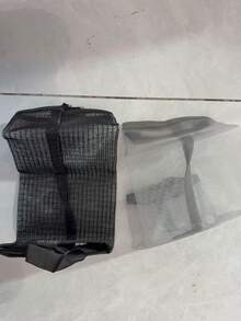 Random Style Plastic Hanging Trash Bag Holder, Wall-Mounted Foldable Mesh Storage Bag For Kitchen Garbage Collection, Extendable Wall Hanging Bag, Ideal For Kitchen Organization And Home Storage