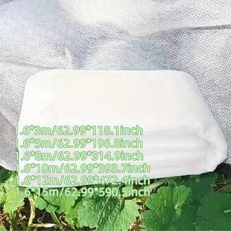 Manta de protección contra las heladas para plantas de jardín en invierno - Barrera contra pájaros e insectos, cubierta de planta efectiva para el crecimiento en otoño e invierno, red contra insectos, tela contra las heladas, cubierta contra las heladas para plantas, forro polar para plantas, malla contra insectos, tela contra las heladas para plantas, cubierta para árboles