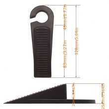 1 set 2 paquetes de topes de puerta de goma multicolor blandos - Flexibles pero duraderos, base antideslizante, sin necesidad de perforar, se ajusta a la mayoría de los tipos de puertas, evita que se den portazos y mantiene las puertas abiertas para habitaciones de bebé, hogar, dormitorio, aula (protege las paredes y los dedos)