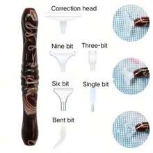 Juego de accesorios de herramientas de pintura de diamantes 5D, incluye bolígrafo de resina, cabezales de perforación de puntos, bolígrafo multiusos y accesorios para uñas