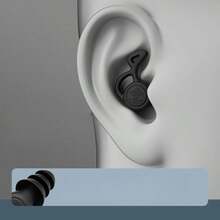 2pcs Reusable Silicone Earplugs - Reduce Noise, Prevent Snoring And Swimming Comfort, Quiet Night Rest, Earplugs Anti Noise Sleep Sound Insulation And Noise Reduction Sleep Special Super Strong Anti Noise And Noise Reduction Silent Snoring Swimming Artifact, Reusable And Easy To Clean, Suitable For Deep Sleep, Travel, Swimming,