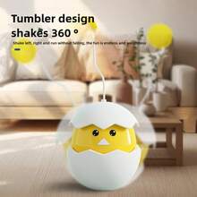 1 Stück 2025 Neue elektrische Schaukel-Katzenspielzeug, bodenbeschwertes Schaukelspielzeug mit Miauen, Katzen-Reizspielzeug - benötigt 2 AAA-Batterien (nicht enthalten)