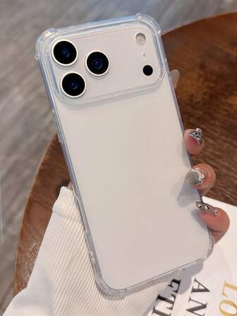 เคสโทรศัพท์ TPU แบบใสสำหรับ 17/17 Air/17 Pro/17 Pro Max, ป้องกันขอบ, กันกระแทก, กันรอยขีดข่วน, เข้ากันได้กับ 16/15/14/13/12/11 PRO MAX Plus/SE/7/8 Plus, เคสโทรศัพท์ Apple 17 Pro Max, เคสโทรศัพท์กันกระแทกขอบใสซิลิโคน, กันตก, กันกระแทก, ของขวัญคริสต์มาส