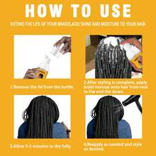 Goiple 2 Fl Oz Braid Styling Mousse - Lavender Scented Lightweight Moisturizing Liquid Styling Mousse, Designed For Women, Enhances Shine, Tames Braids, Long-Lasting Hold, Suitable For Braids, Dreadlocks, Cornrows, Curly Hair And More - Multicolor - View 12