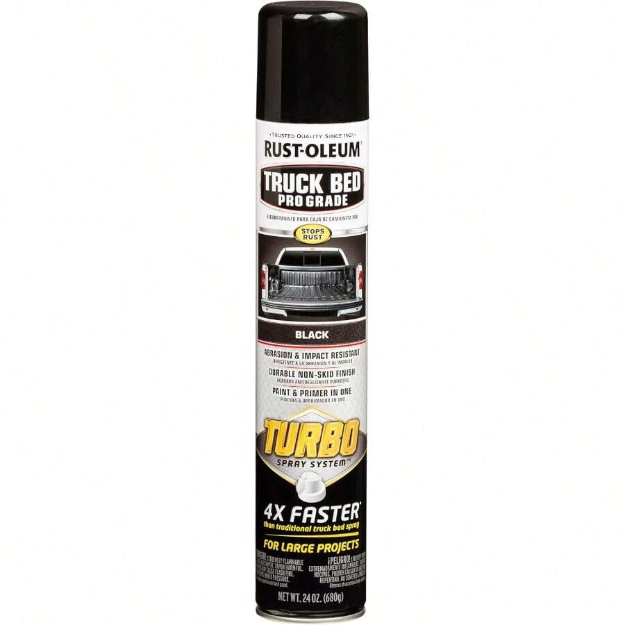 Truck Bed Pro Turbo Spray Paint Black 680 G