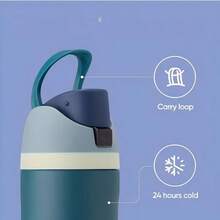 16/24oz Stainless Steel Tumbler, Insulated Coffee Tumbler With Straw And Leak-Proof Lid, Cold Water Tumbler For Outdoor Sports, Home, Office, Gym,Perfect Christmas Gift - Màu xanh lá cây đậm - Xem 5