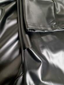 Set de 2 piezas con chaqueta casual elegante de unicolor con cremallera + vestido deslizante, adecuado para oficina, cita nocturna, hogar, calle, primavera/otoño