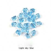 Imitation Crystal Stone Particles, Strip-Shaped Porcelain Painting Rhinestones, Asymmetrical Transparent Acrylic Small Stones, Used For Decorating Fake Ice Cubes. This Product Is Widely Used In Decoration, Pendants, Accessories, Clothing Accessories