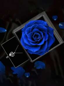 Impressive Gift, Heart-Shaped "Mom" Elegant Rose Flower Pendant Necklace, Perfect For Mother's Day, Thanksgiving, Christmas, Anniversary Gifts For Mother, Family, Friends, Yourself. Comes With A Premium Rose Flower Gift Box, Adding A Touch Of Elegance And Making The Gift Visually Stunning And Unforgettable. A Thoughtful Keepsake, The Perfect Choice For Cherished Memories.