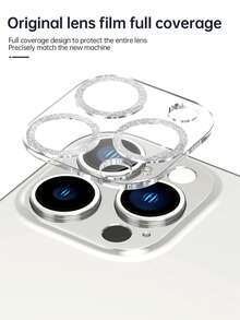 2Pcs Of High-Definition Tempered Glass, 2lens Films, Compatible IPHONH 16 PLUS 15 PRO 15 MAX 16 PLUS 16 PRO 16 MAX 16E 17 PRO 17 PRO 17 MAX 17 AIR Multipack Tempered Glass