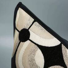 1 Stück Luxus Kissenbezug Design mit Säumen, dekorativer Überwurf Kissenbezug für Sofa, Wohnzimmer, Schlafzimmer Dekoration