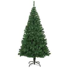 Künstlicher Weihnachtsbaum mit 300 LEDs mit Ständer Grün 180 cm-XY989220