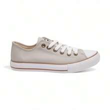 Women's Retro Sneakers – Comfort, Style And Grip With Rubber Sole - 淺灰色 - 查看 2