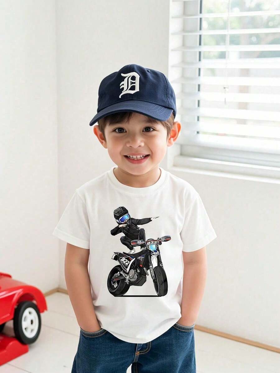 Young Boys T-Shirts - 白色 - 查看 1