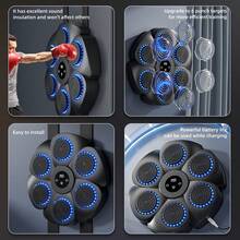 BENBO 智能蓝牙连接音乐拳击靶，升级版，男女通用，音乐拳击健身训练器材。壁挂式设计，节省空间，适合家庭和健身房使用。是圣诞节、新年、感恩节和其他节日的绝佳礼物之选。