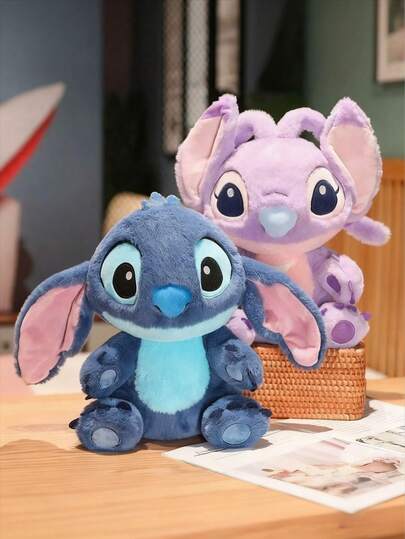 35CM. New Disney Lilo&Stitch Plush Doll Lilo And Stitch Stuffed Stitch Plush Toy Peluche Stitch Toy Anime Baby Sleep Toys Kids Gift. Disney Merchandise. Perfect Decoration . Perfect Gift, The Perfect Choice For Home Room Decoration, Sofa Decoration