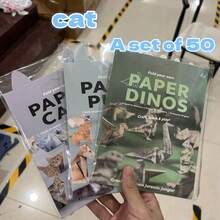DIY Origami Animal Paper Craft - Foldable Cat, Dog, Dinosaur Desktop Decor, Suitable For Office Party Gifts, Christmas Decorations, Cat Lover Gifts, Holiday Gifts, Decorations, Fun Desktop Decor, Handmade Style, Stacked Cats, Decorations, Office Workers, Party Planners - Multicolor - View 6