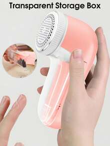 织物剃须刀、衣物除毛器、带 3 个刀片的电动除毛器、用于衣物除毛的毛衣剃须刀、沙发、家具、保险丝、毛球、毛皮、USB 插头类型 - 彩色 - 查看 3