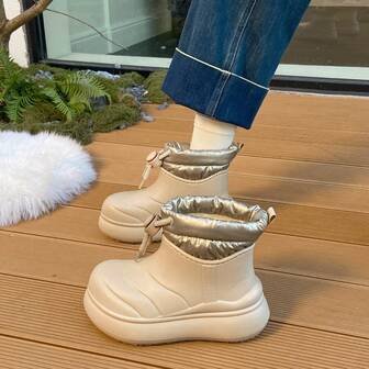 XH8801 女款雪地靴，加厚毛绒内里，防水，厚底，时尚保暖，适合东北地区冬季