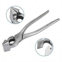 Leathercraft Flatten Pinza para Pinzas, Ajuste de Borde Presione Flatten para Correa de Bolso - Metálico - Ver 8