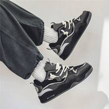 NEW BRADER Giày thể thao nam casual phong cách retro nhẹ, thoáng khí, mùa xuân/thu 2026, giày đế xuồng chống trượt mùa hè. - màu đen - Xem 9