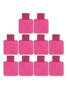 10 Pack Elastic Pen Loop Holder Self-Adhesive PU Leather Clip Pencil For Notebooks Journals Planners