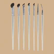 Set di 5/7 pennelli per il trucco degli occhi, versatili per eyeliner, ombretti, illuminante, portatili per i viaggi